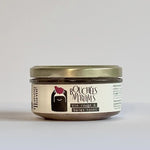 Bocal de bouchées apéritives vegan au vin rouge