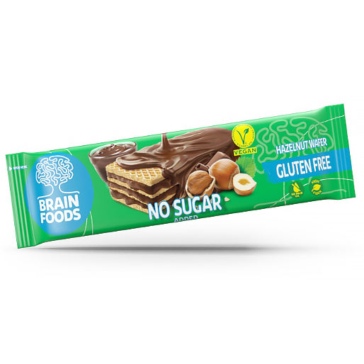 Gaufrette Brainfoods chocolat noisette dans son emballage