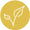 Label sur fond jaune certifié vegan