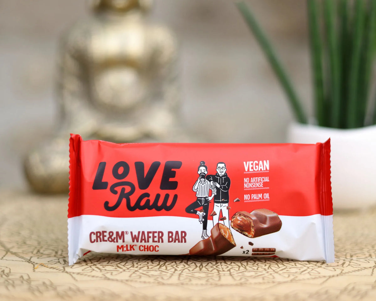 Gaufrette chocolat vegan Love Raw