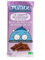 Chocolat frabnçais Matatie au lait vegan