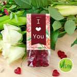 Bonbons vegan en forme de coeur Der ZuckerBacker