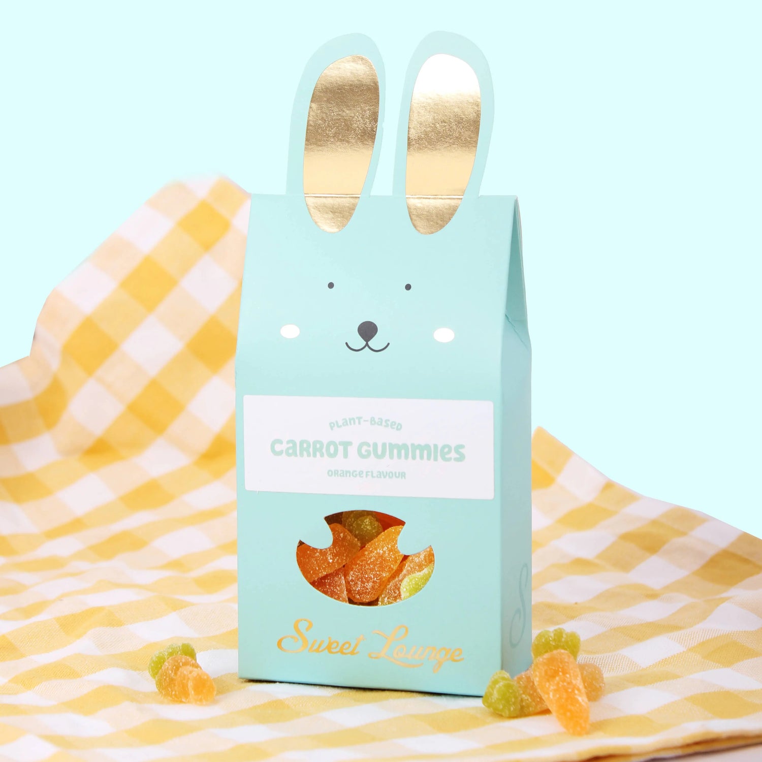 Paquet de bonbons en forme de carotte