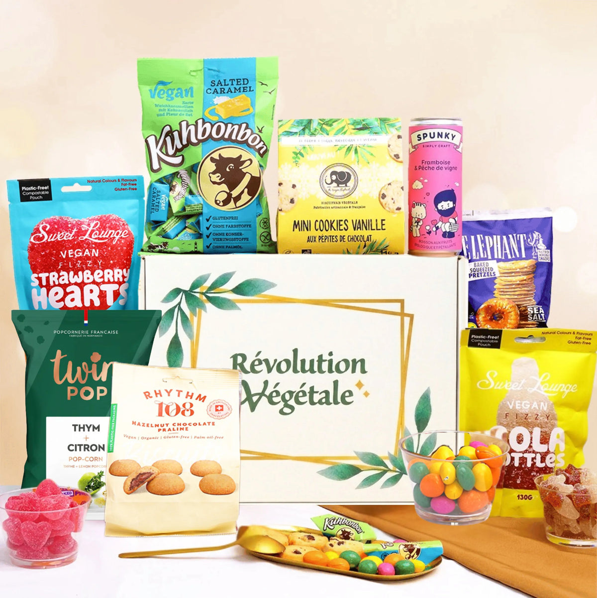 Coffret de 8 snacks vegan