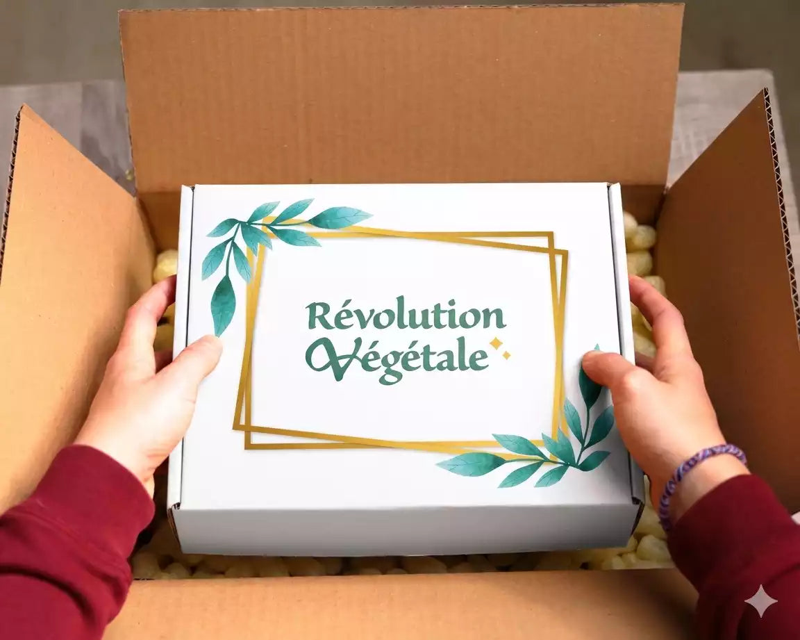 Coffret cadeau sorti de son emballage
