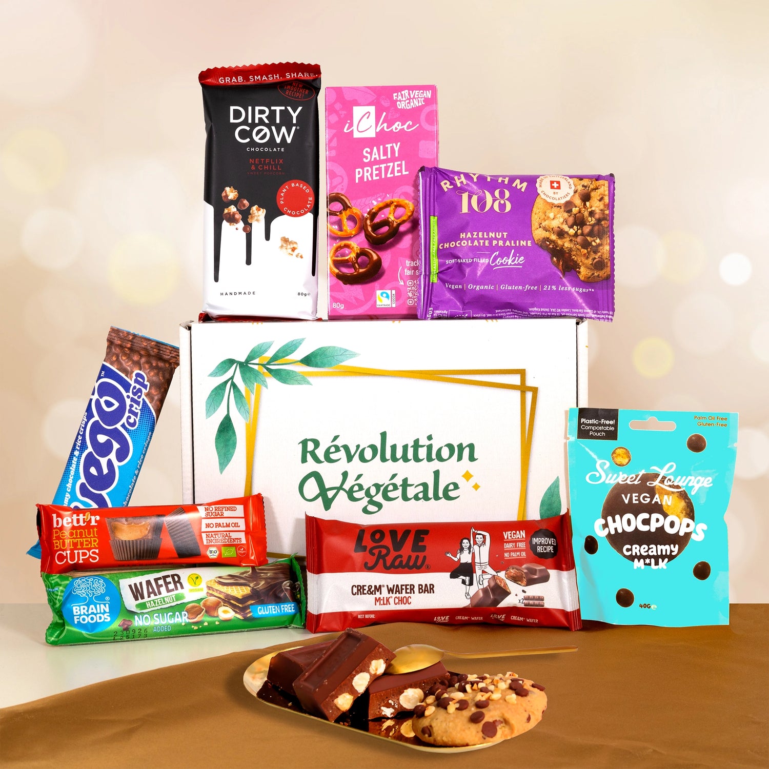 Coffret de 8 chocolats vegan